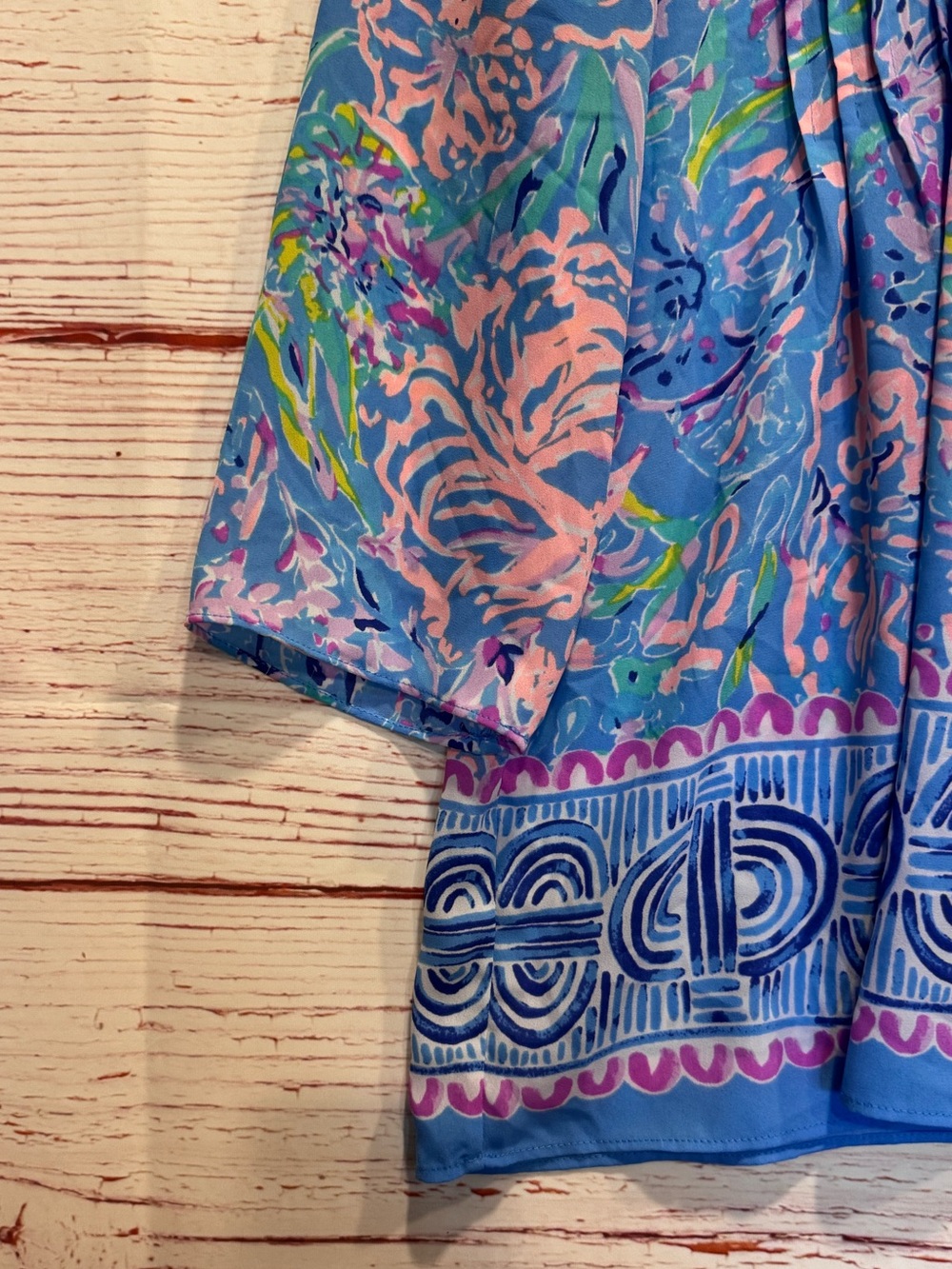 Lilly Pulitzer Marilina Tunic Top in Multi All Together Now Sz M - Picture 6 of 11